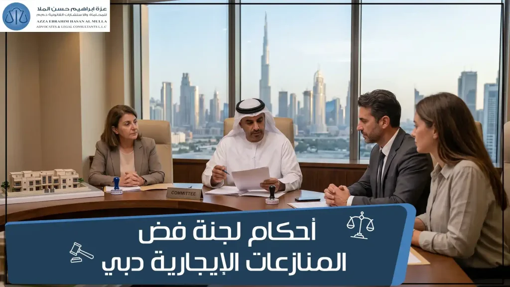 أحكام لجنة فض المنازعات الإيجارية دبي